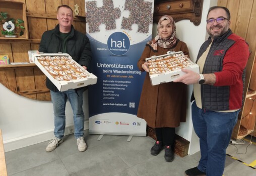 Faschingskrapfen für das HAI-Team...