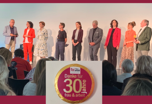 30 Jahre frau & arbeit - Wir gratulieren...