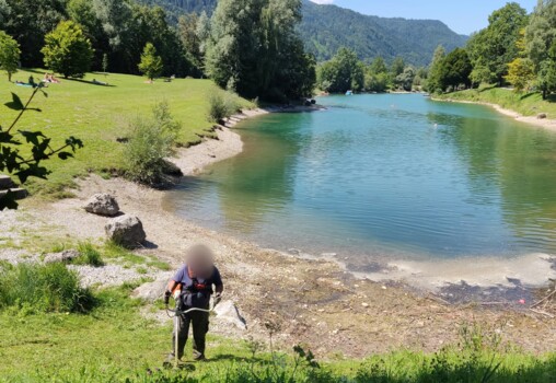 Grünraumpflege am Bürgerausee... 
