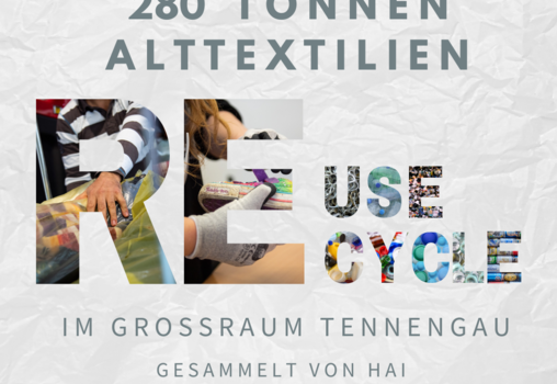 HAI KLÄRT AUF - 280t Alttextilien gesammelt...