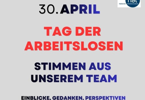 30. April - Tag der Arbeitslosen...